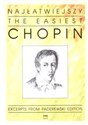 Najłatwiejszy Chopin na fortepian PWM Canada Bookstore