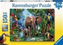 Puzzle 2D 150 Słonie w dżungli XXL 12901 Bookshop